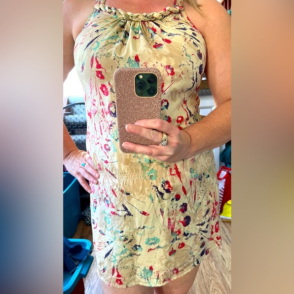 (3-4) Guess Silk mini dress - Picture 1 of 6